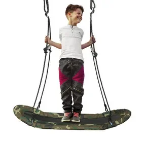 Costway 20196435 Saucer Tree Swing Surf Kids Outdoor Adjustable Swing Set