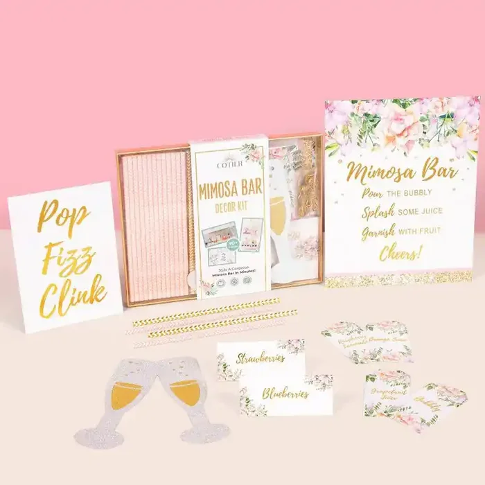 Cotier Brand 97ct Mimosa Bar Decor Kit