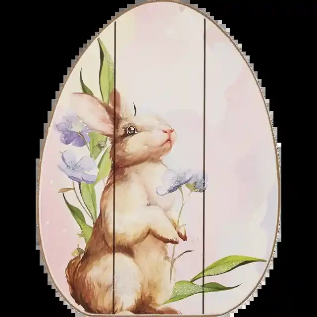 Cottondale 8″ Easter Wood Egg Table Top