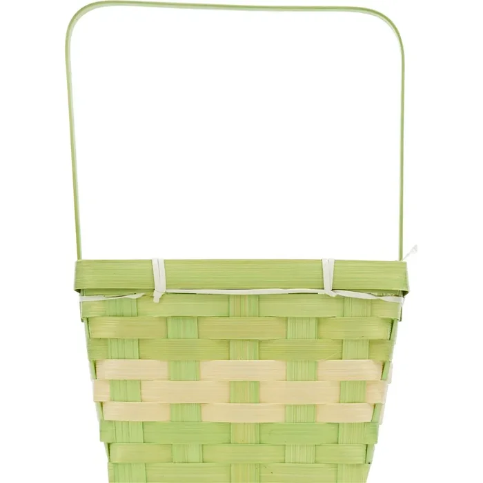 Cottondale Bamboo Easter Basket, Assorted Colors, 4.5 In