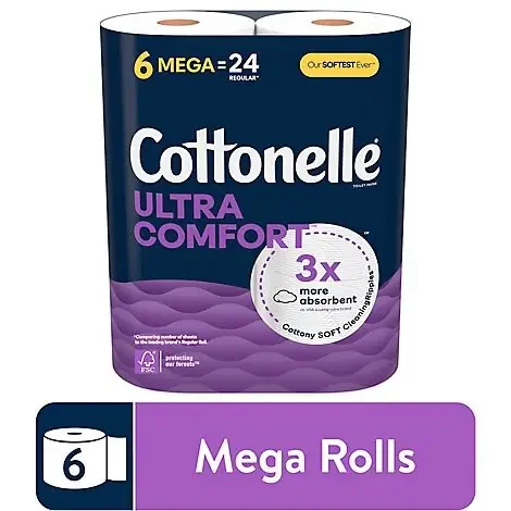 Cottonelle Bath Tissue Ultracmfrt 6mrl – 6 RL