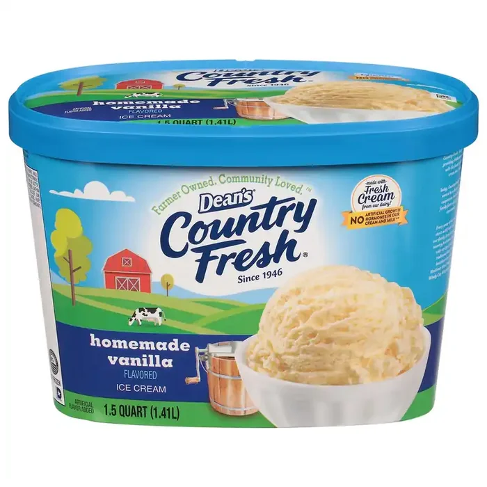 Country Fresh Homemade Vanilla Ice Cream
