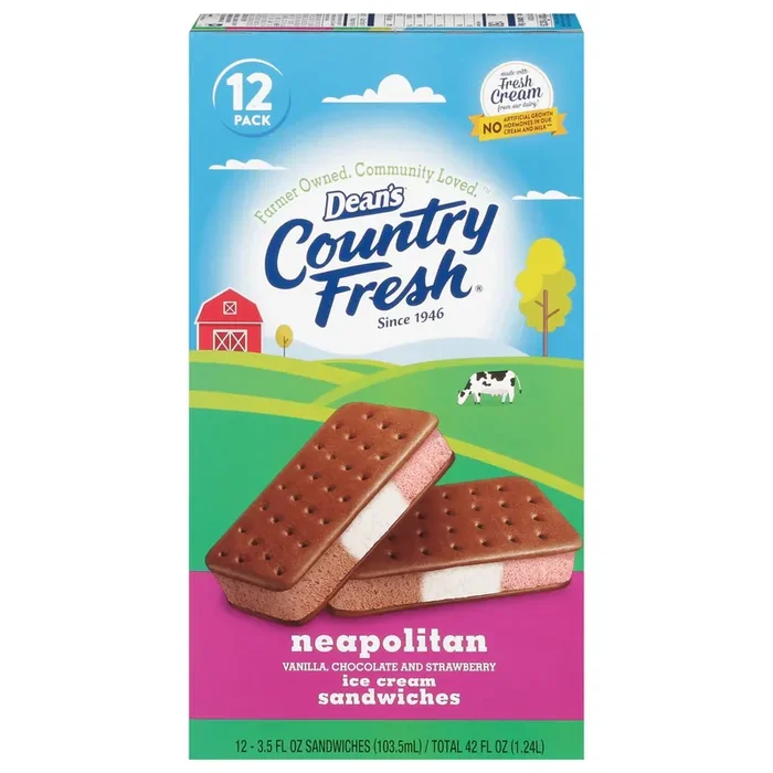 Country Fresh Neapolitan Ice Cream Sandwiches