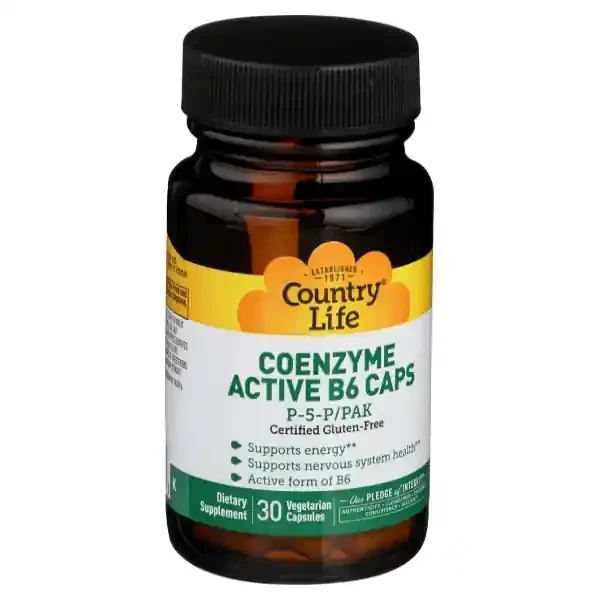 Country Life Coenzyme Active B6 Caps P-5-p/pak