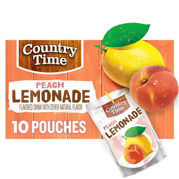 Country Time Ready To Drink Peach Lemonade – 10 ct