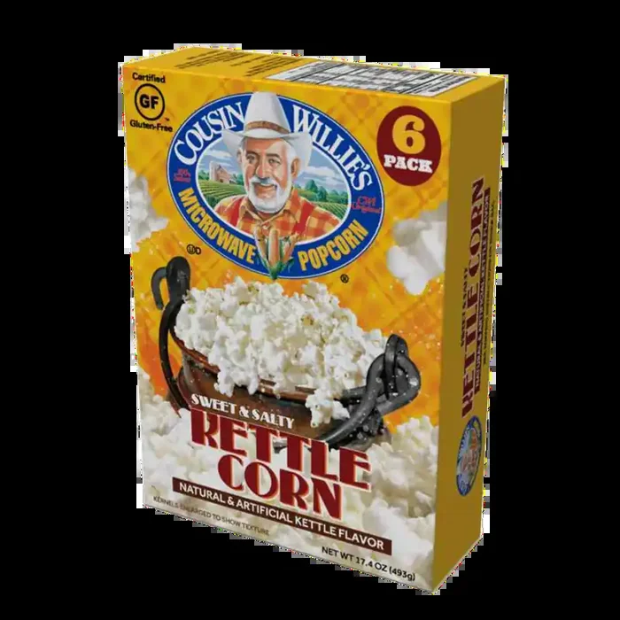 Cousin Willie‘s Microwave Popcorn Kettle Corn