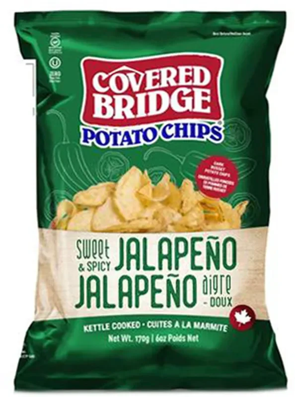 Covered Bridge Sweet & Spicy Jalapeno Kettle Potato Chips