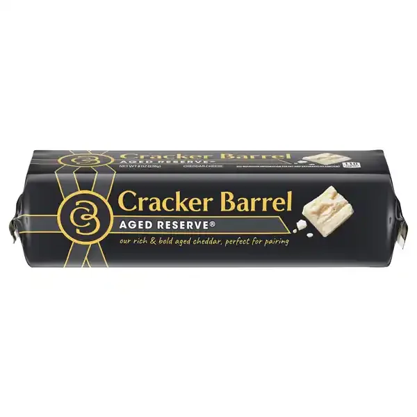 Cracker Barrel Aged Reserve Extra Sharp White Cheddar Cheese Block