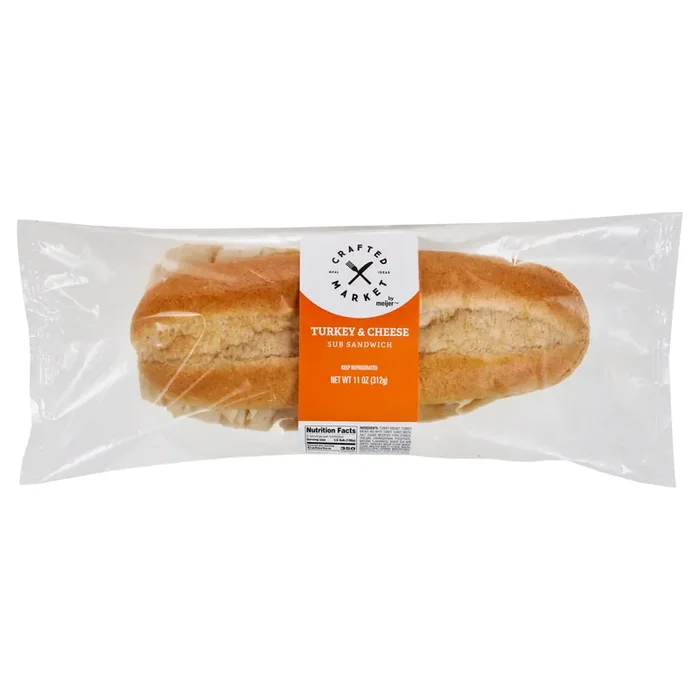 Crafted Market by Meijer Turkey & Cheese Sub, 11 oz.