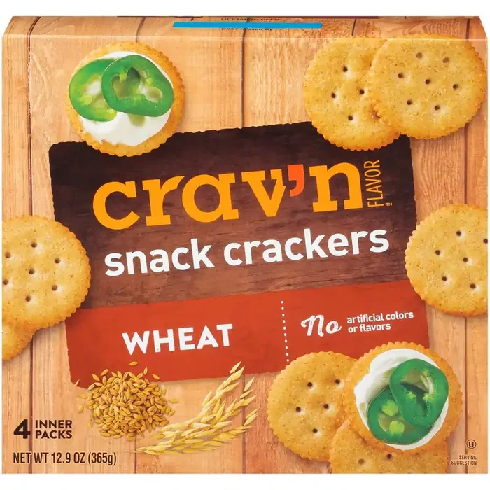 Crav‘n Crav‘N Flavor Wheat Snack Crackers