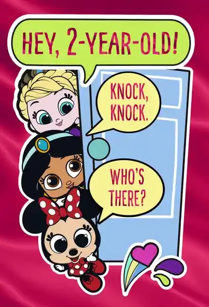 Crd Girl Dsny Age 2 Knock Knock