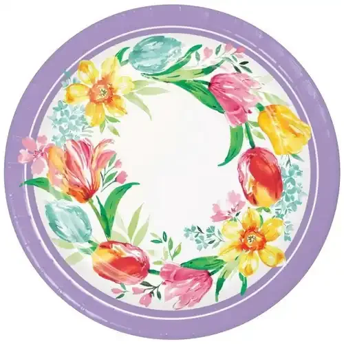 Creative Converting 7In Plate Beautfl Blm