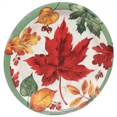 Creative Converting Autumn Air 7 Plate