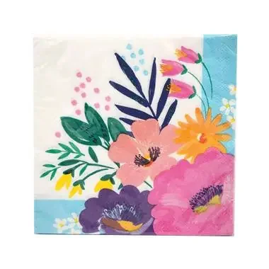 Creative Converting Fresh Floral Lunch Napkin 2 Ply