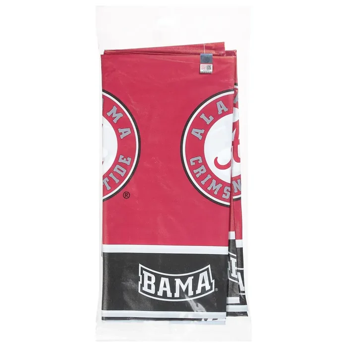 Creative Converting University of Alabama Plastic Tablecover 1 ea