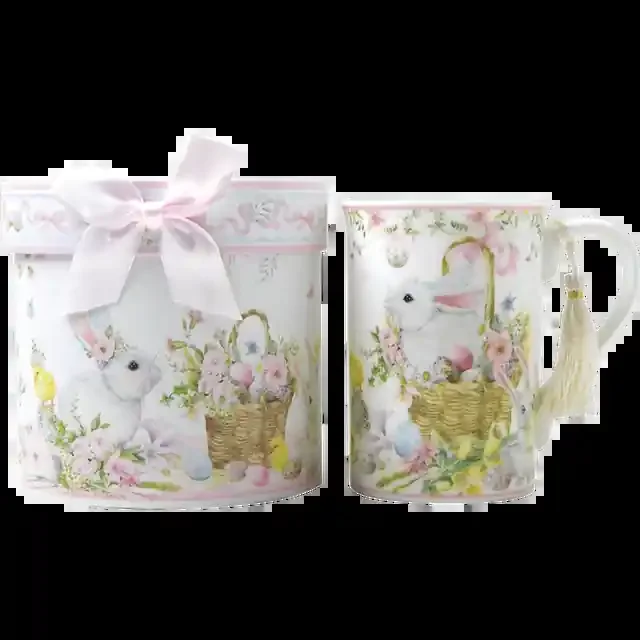 Creative Home Ceramic Bunny Mug, 12 Oz