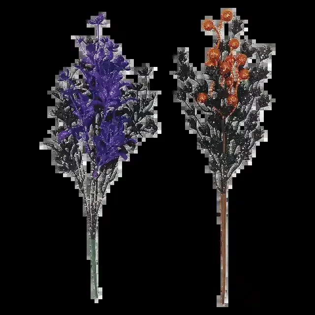Creative Home Day Of The Dead Flower Pick, Assorted, 15.5 In
