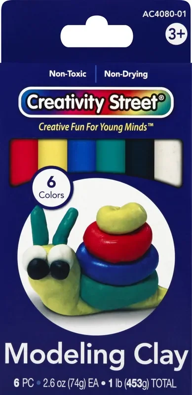 Creativity Street 6 Colors Modeling Clay 6 ea