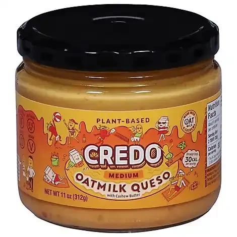 Credo Foods Queso Oatmilk Medium – 11 OZ