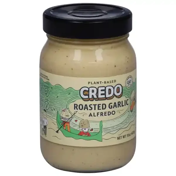 Credo Plant-Based Roasted Garlic Alfredo 15 oz