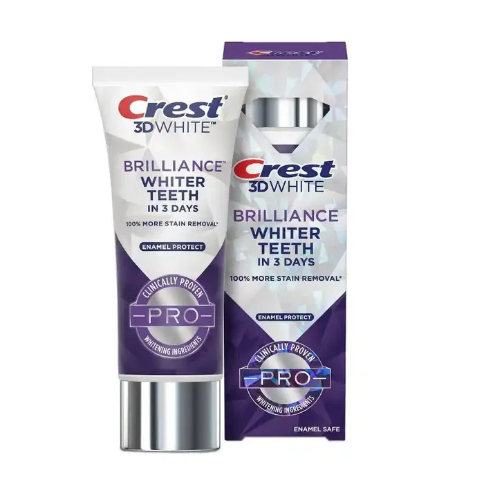 Crest 3D White Brilliance Pro Enamel Protect Toothpaste – 3oz