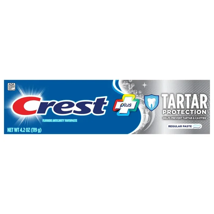 Crest Plus Tartar Protection Toothpaste, Regular Paste, 4.2 oz
