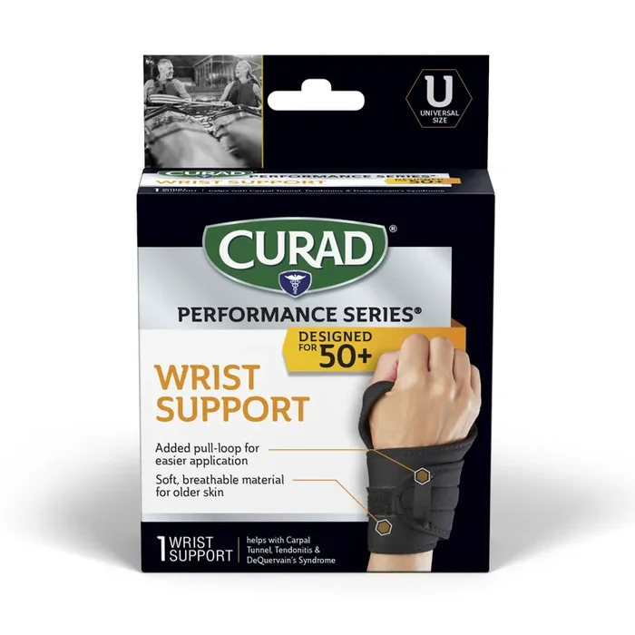 Curad + Wrist Support Wrap Around + Universal, Microban
