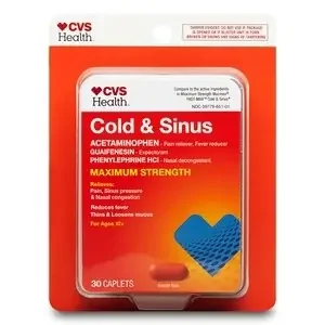 CVS Health Cold And Sinus Maximum Strength Caplets