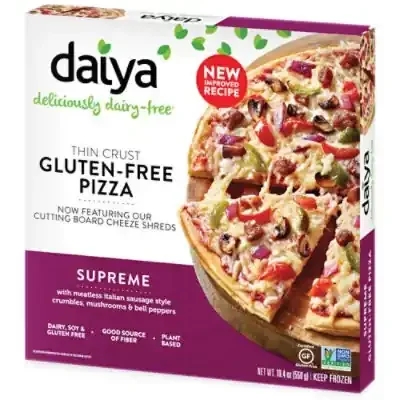 Daiya Dairy Free Supreme Gluten Free Pizza – 19.4 Oz
