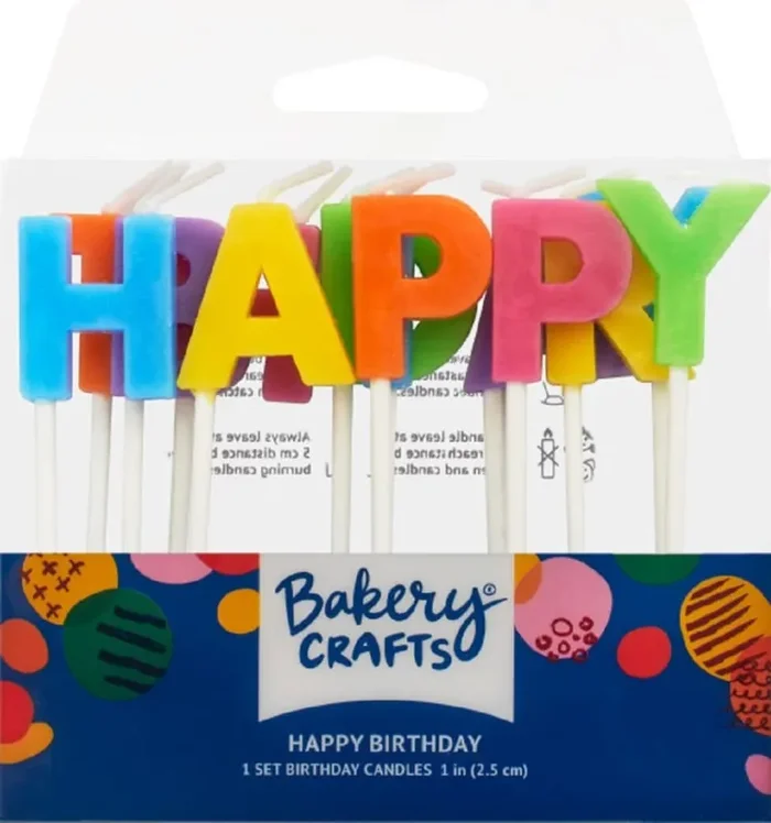 Decopac Happy Birthday Letter Candles