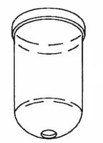 DeVilbiss 190763 Haf-8 Plastic Bowl 100Cfm, Price/EA