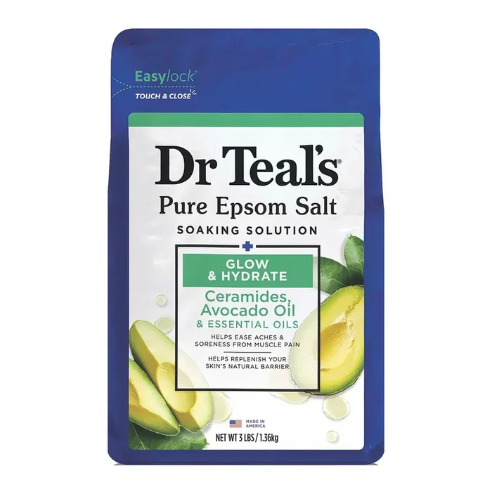 Dr. Teal‘s Soaking Solution Glow & Hydrate Pure Epsom Salt 3 lb