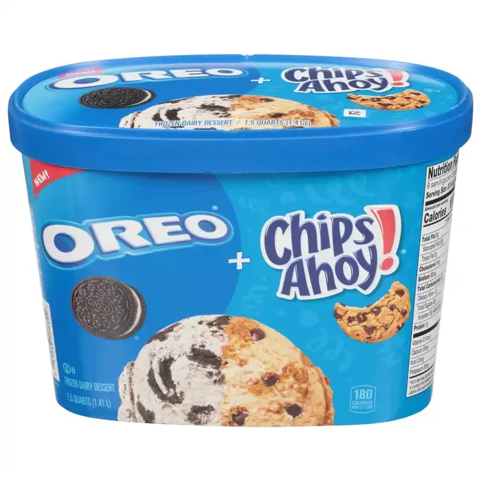 Dreyer‘s Oreo + Chips Ahoy Frozen Dairy Dessert 1.5 qt