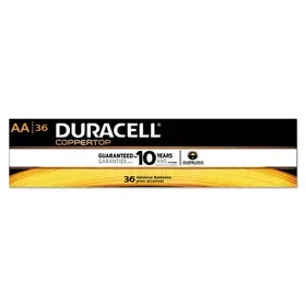 Duracell DURMN24P36 Power Boost CopperTop Alkaline AAA Batteries, 36/Pack, Price/PK
