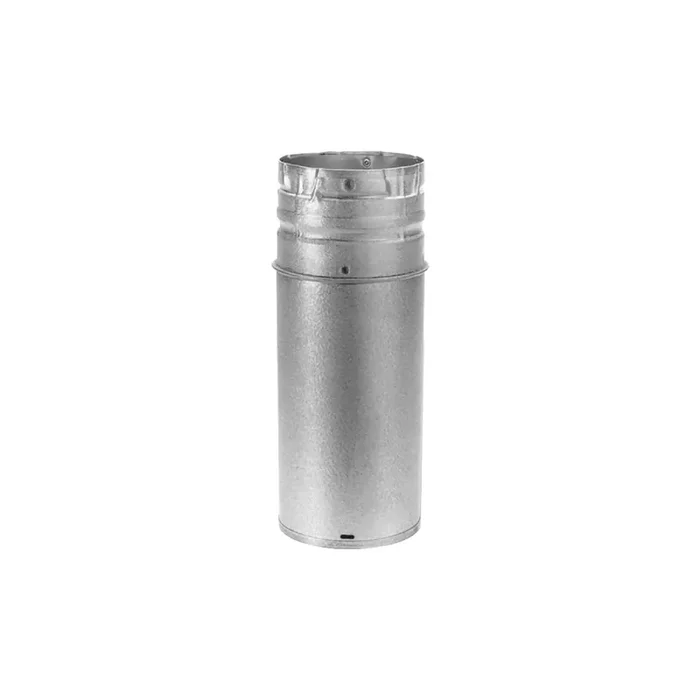 DuraVent Stainless Steel/Silver Adjustable pellet vent section