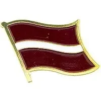 Eagle Emblems P09567 Pin-Latvia (FLAG), (1-1/16″)