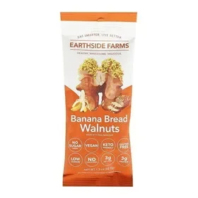 Earthside Farms Banana Bread Walnuts, 1.5 Ounce, 10 Per Pack, 6 Per Case, Price/case