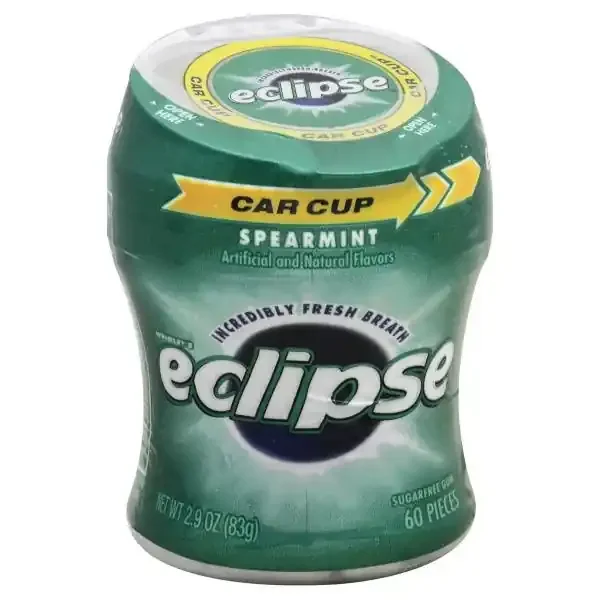 Eclipse Sugar-Free Spearmint Gum Car Cup