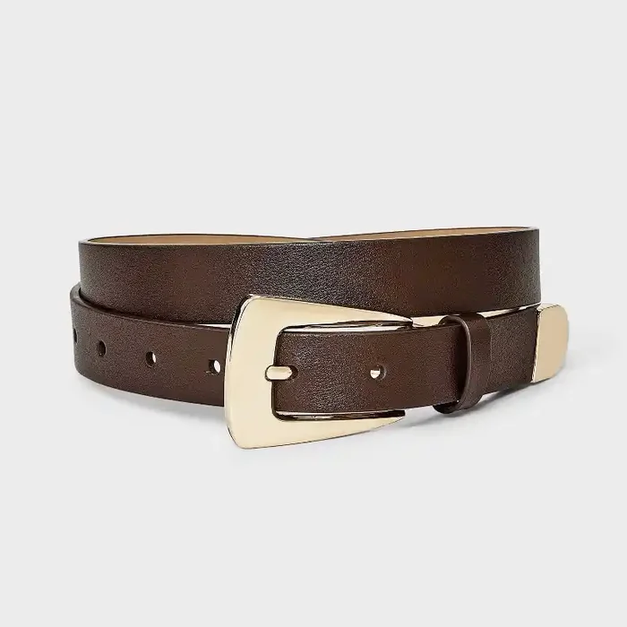 Elongated Buckle with Harness Belt – A New Day™ Brown S
