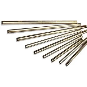 Ettore 1140 Squeegee Clipped Channel 16″ L, Solid Brass, with Rubber, Price/EA