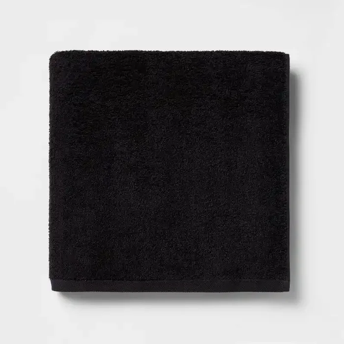 Everyday Oversized Bath Towel Black – Room Essentials™
