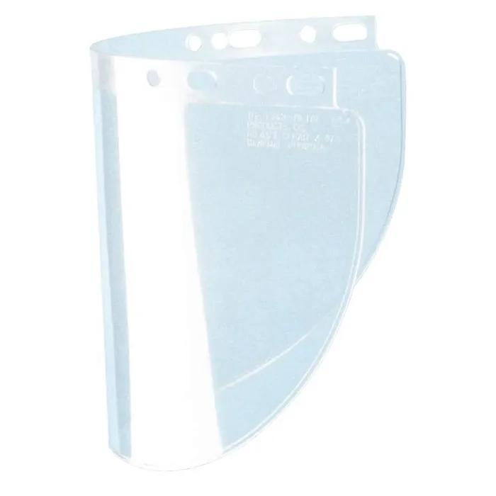 Face Sheild Clear Fiber Metal 4118CL Standard 8″x 11.25″x .060 (24) Min. (1)