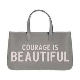 Faithworks L5950 Large Canvas Tote Courage is Beautiful