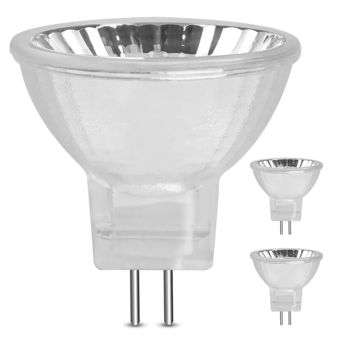 Feit Electric 10 -Watt EQ MR11 Bright white Bi-pin bases Dimmable Halogen Spot Flood Light Bulb 2 -Pack