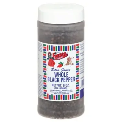 Fiesta Whole Black Pepper – 8 Oz