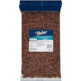 Fisher Praline Pecan Pieces, 5 Pounds, 1 per case, Price/Case