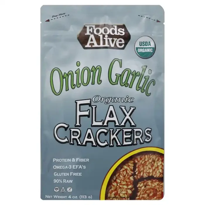 Foods Alive Flax Crackers 4 oz