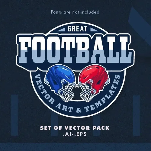 Football Vector Art Pack (Download Only)