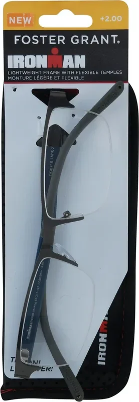 Foster Grant IM1001 Ironman Reading Glasses