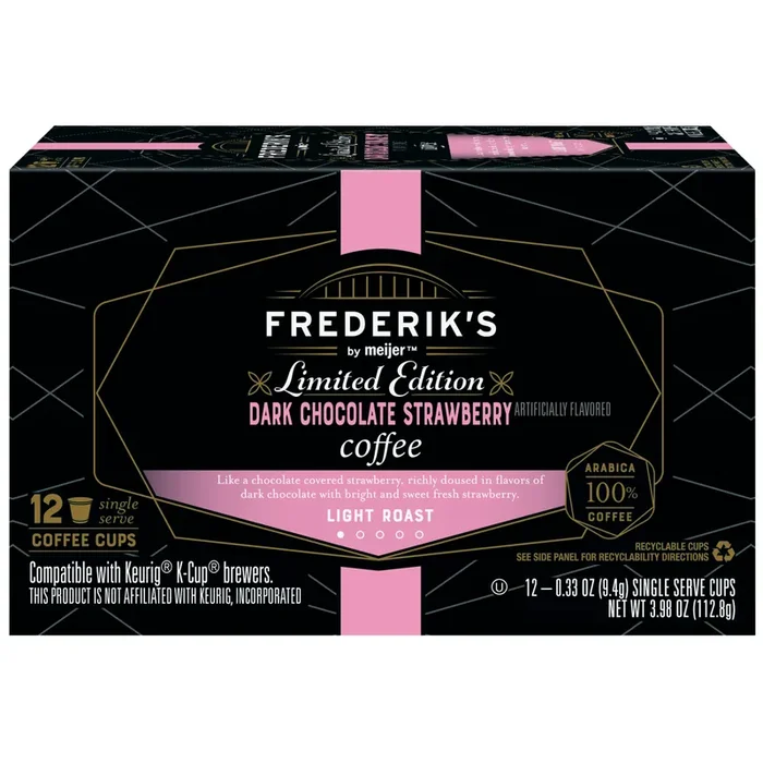Frederik‘s By Meijer Frederik‘s by Meijer Dark Chocolate Strawberry Coffee Pods, 12 ct